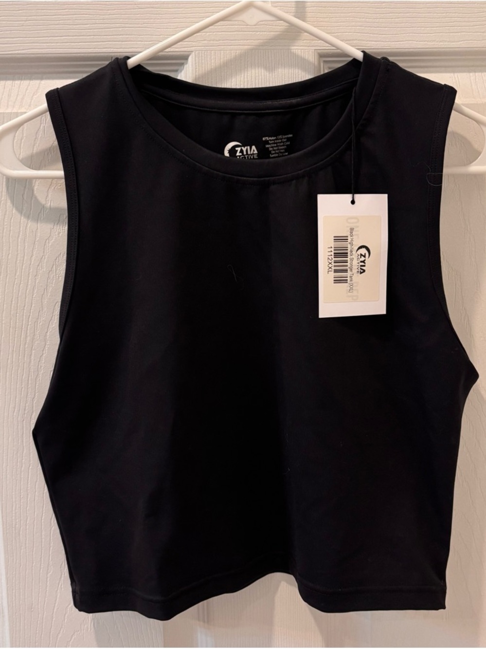 Zyia Active Black High Neck‎ Stronger Tank